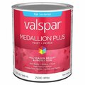 Valspar 1 qt. Medallion Acrylic Latex House Trim Paint & Primer, White 028.0025000.005